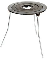 Tripod Stands with Concentric Rings, 8X9, Cast Iron