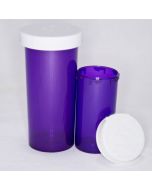 Colored Capsule Bottle - 30 Dram - Violet Colored